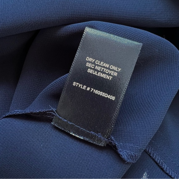 Rebecca Taylor Metallic Dot Silk Chiffon Tiered Hem Dress - Picture 10 of 10